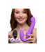 XR Brands Ergo-Fit Luxe Dubbelzijdige Siliconen Vibrator | Ultieme G-spot & Clitoris Stimulatie