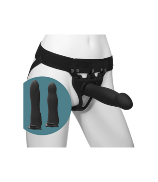 Doc Johnson Klaar Silikon-Harness 17,8 cm – Unisex Set für maximalen Genuss
