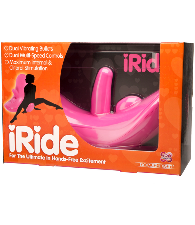 Doc Johnson iRide Hands-Free Vibrator: Ultimate Comfort & Body-Controlled Pleasure