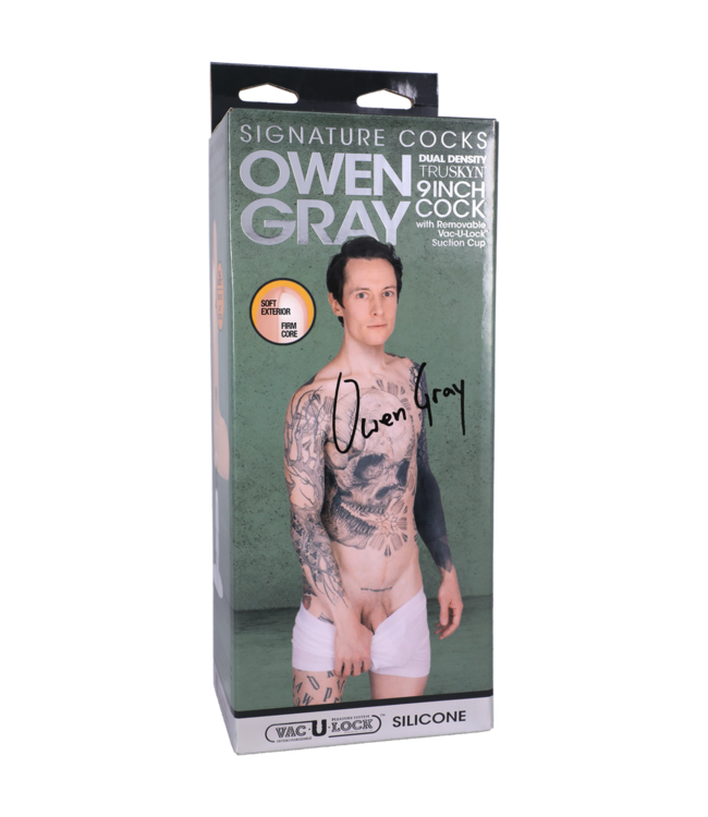 Doc Johnson Owen Gray Exclusieve Realistische Dildo 22 cm – Handgemaakt in TRUSKYN