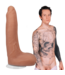 Doc Johnson Owen Grey Realistic Silicone Dildo 22cm with Removable Suction Cup
