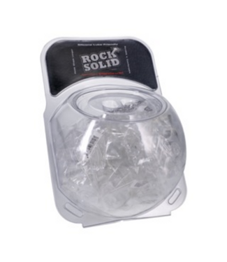 Doc Johnson 2er-Pack transparenter C-Ring - 50 Nachfüllpackungen in Glas