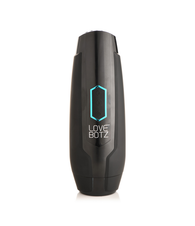 XR Brands Milk Max – 14-Fach Vibrierender Masturbator Schwarz mit Noppen