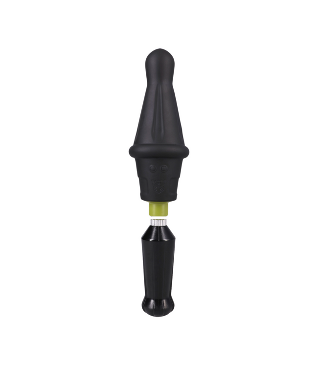 Doc Johnson De Rammer - Zwart 19,1 cm | Krachtige vibrator met roterende kralen en 7 standen