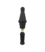 Doc Johnson De Rammer - Zwart 19,1 cm | Krachtige vibrator met roterende kralen en 7 standen