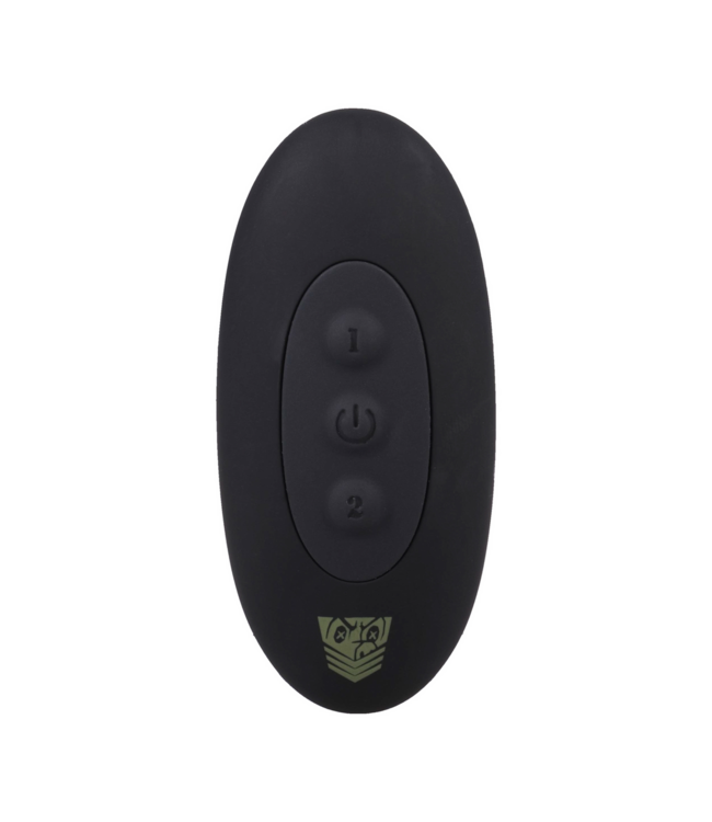 Doc Johnson De Rammer - Zwart 19,1 cm | Krachtige vibrator met roterende kralen en 7 standen