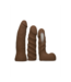 Doc Johnson Luxe Vac-U-Lock Dual Density ULTRASKYN Set met Vibrator en Afstandsbediening