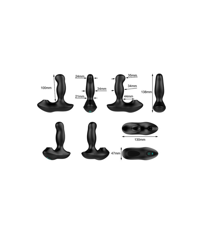 Nexus Revo Air Prostaat Massager met Draaifunctie en Luchtafzuigtechnologie