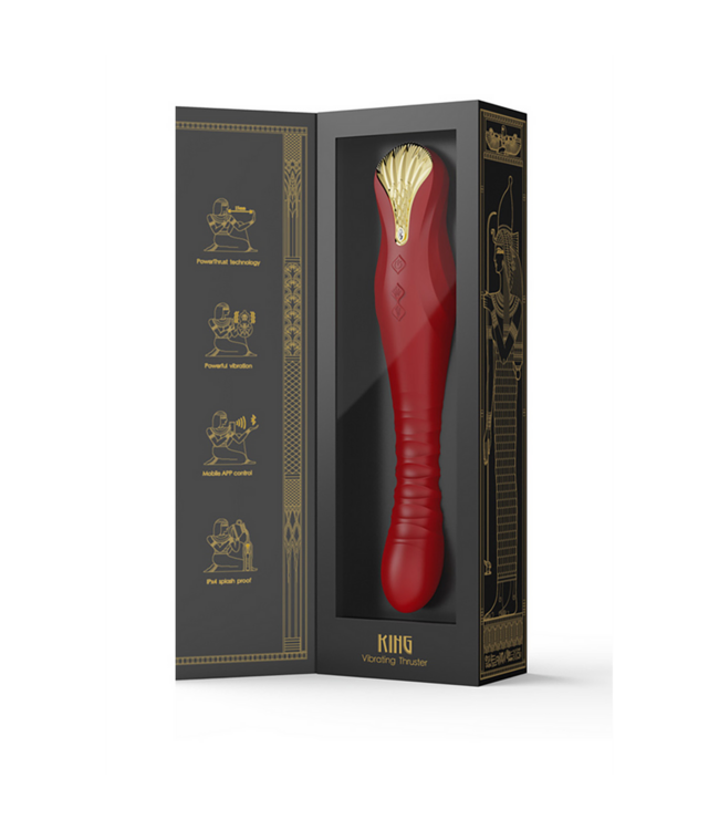 Zalo King Power Thrust Vibrator | Luxus & Kraft mit intensiver Stimulation