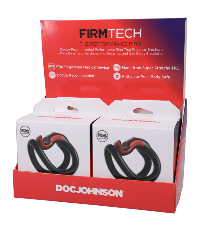 Doc Johnson Prestatieversterkende Erectiering 4-Pack - Comfort en Intens Genot