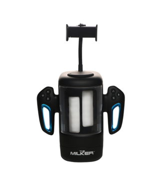 XR Brands Cyber Milker Masturbator met Telefoonhouder - Ervaar Innovatieve Sensaties