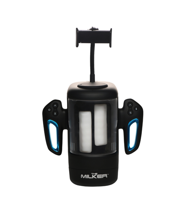 XR Brands Cyber Milker Masturbator met Telefoonhouder - Ervaar Innovatieve Sensaties