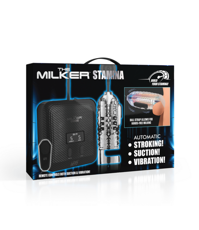 XR Brands Milker Stamina: Automatic Vibration & Suction for Ultimate Pleasure