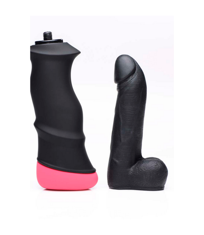 XR Brands Ultra Krachtige Handheld Dildo met Realistische Stootfunctie - Geniet Nu!