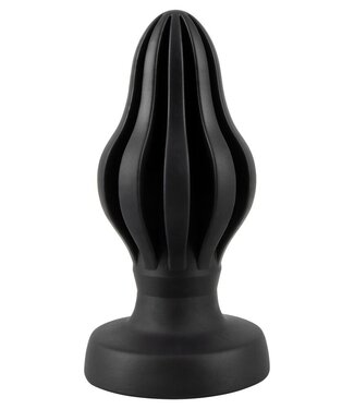 Anos Vibrating Double-Ended Butt Plug - Silicone & Glass, 10 Settings