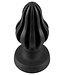 Anos Vibrating Double-Ended Butt Plug - Silicone & Glass, 10 Settings