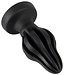 Anos Vibrierender Doppelseitiger Butt Plug 16,6 cm aus Silikon & Glas
