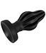 Anos Vibrating Double-Ended Butt Plug - Silicone & Glass, 10 Settings