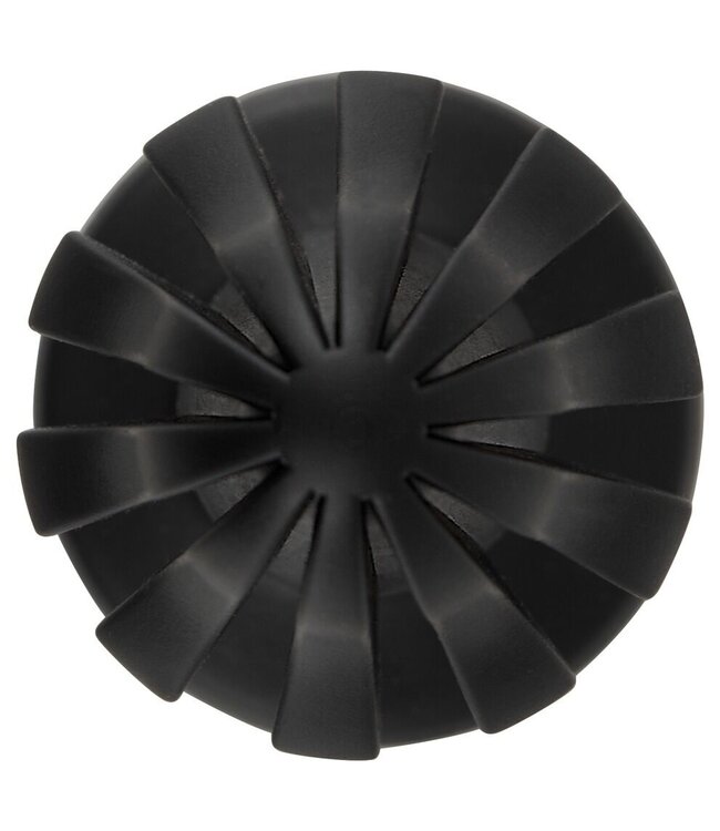 Anos Vibrating Double-Ended Butt Plug - Silicone & Glass, 10 Settings