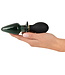 Anos Doppelseitiger Butt Plug 16,6 cm | Vibrierend Silikon & Glas
