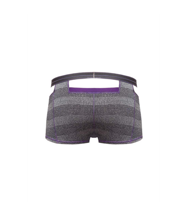 Male Power Heather Haze Cutout Shorts XL – Trendy Mini-Short voor Comfort en Stijl