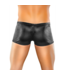 Male Power Satin Spandex Lo Rise Short XL Zwart - Elegantie en Comfort in Eén