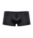Male Power Lo Rise Satin Spandex Shorts XL Black - Stylish Comfort & Elegance