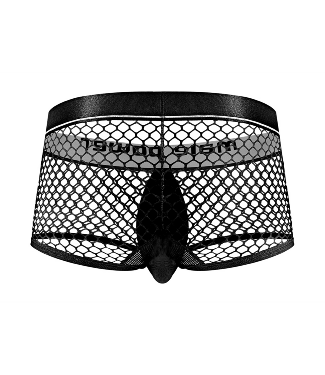Male Power Elegante Mini Cock Ring Kort L Zwart – Comfort en Stijl in Eén