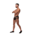 Male Power Elegant Mini Cockring S Zwart - Comfortabel & Trendy met Snap-Off Pouch