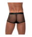 Male Power Elegant Mini Cockring S Zwart - Comfortabel & Trendy met Snap-Off Pouch