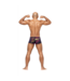 Male Power Galactic Mini Shorts by Male Power: Comfort & Colorful Style