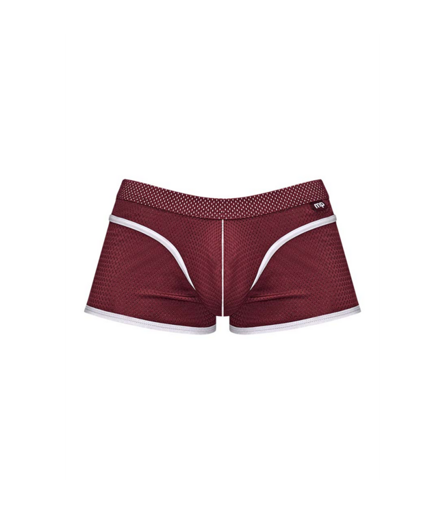 Male Power Sportliche Mini Shorts Bordeaux – Bequem & Stilvoll für Aktive Männer