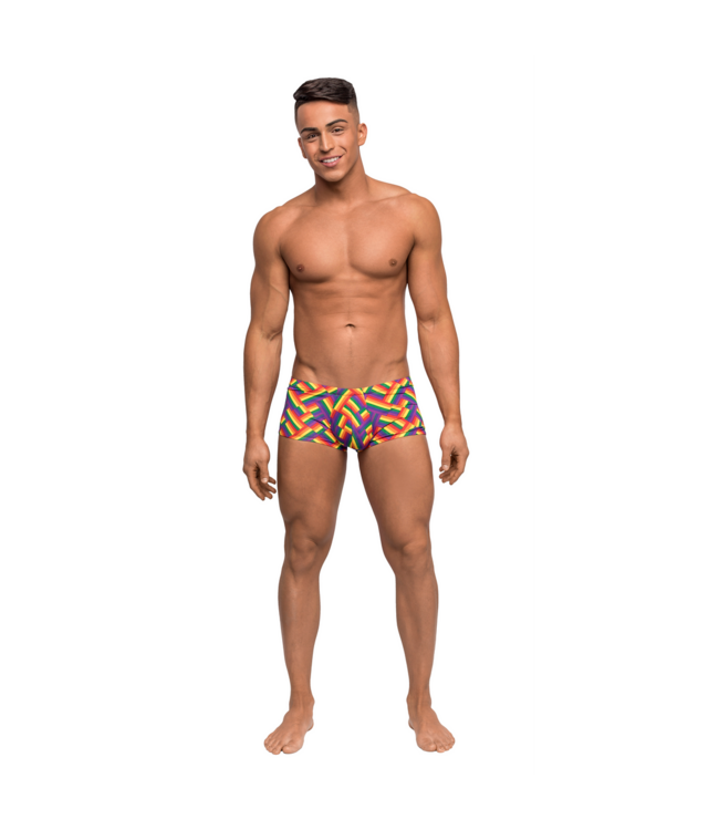 Male Power Mini-Shorts S Pride | Bequem & Stilvoll für die Pride-Feier