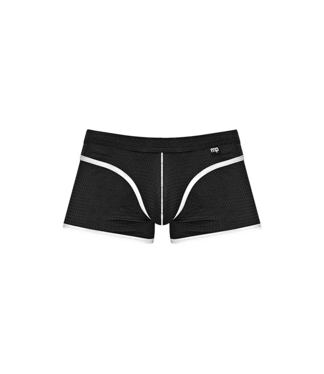 Male Power Sporty Comfort Mini Shorts in Black | Male Power Active Wear