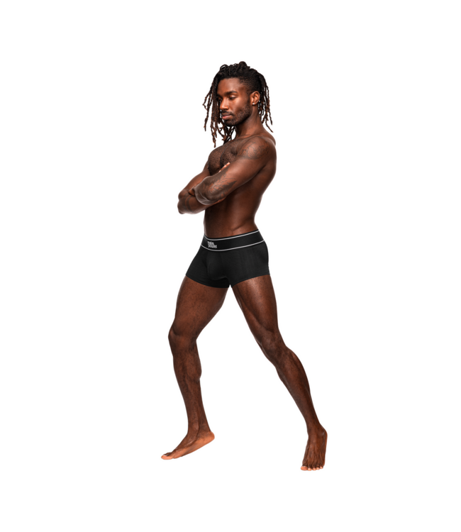 Male Power Pouch Short S Zwart - Ultiem Comfort & Stijl | Male Power Modal Rib