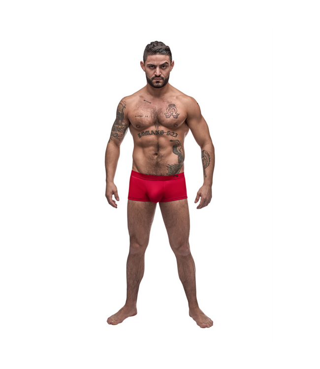 Male Power Pure Comfort Modal Mini-Short Rood – Elegantie & Ondersteuning in Één
