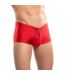 Male Power Stijlvolle Rits Shorts L/Xl Rood - Nylon Spandex Mini met Comfortabele Pouch