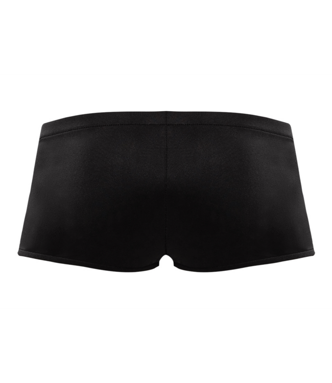 Male Power Stijlvolle Nylon Spandex Shorts met Rits voor Comfortabele Pasvorm - Zwart L/Xl