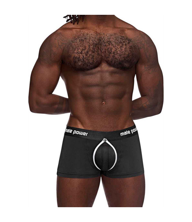 Male Power Male Power Helmet Shorts S – Schwarz, stilvoll & bequem mit Druckknopf
