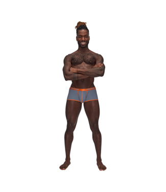 Male Power Casanova Uplift Mini Short S Grijs – Luxe Herenondergoed met Comfort en Stijl