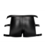 Male Power Vulcan Cut-Out Cage Shorts S/M Black - Edgy Fetish Fashion Statement