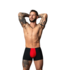 Male Power Ultra-Light Mesh Pouch Shorts in Black/Red - Comfort Meets Sexy Style