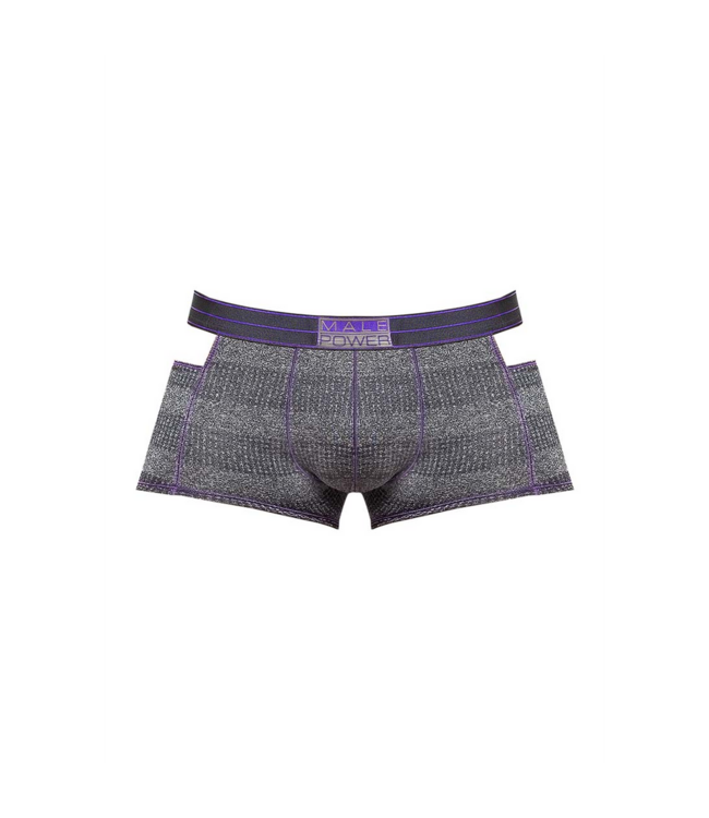 Male Power Heather Haze Sportieve Mini-Shorts M – Comfort en Stijl in Grijs