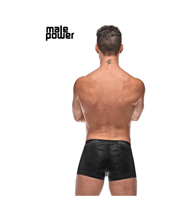Male Power Kurz XL Schwarz Mini Short | Bequeme Eleganz für Herren