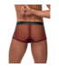 Male Power Stylish Mini Cock Ring Short S Bordeaux - Comfortable & Luxurious Feel