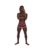 Male Power Sportieve Mesh Mini Short Bordeaux – Stijlvolle en Comfortabele Korte Broek