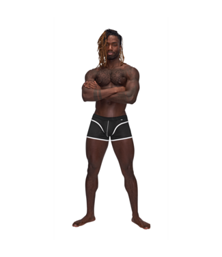 Male Power Sporty Male Power Mini Shorts - Comfy Fabric & Elastic Accents