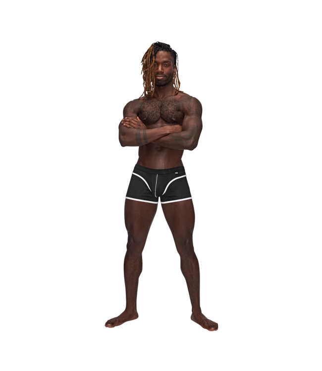 Male Power Sportieve Mini Short L Zwart - Comfort en Stijl uit Male Power Collectie