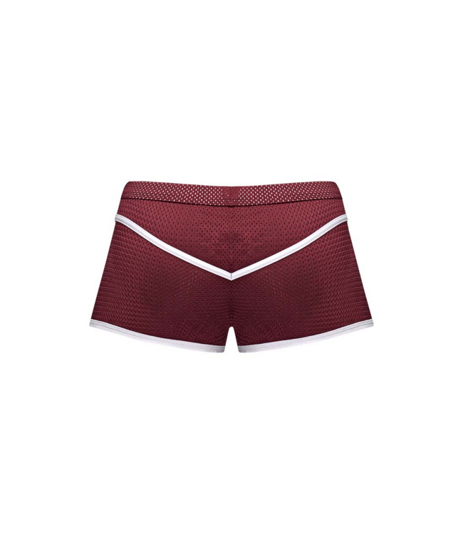 Male Power Sporty Mini Shorts M Bordeaux - Male Power Comfort & Style