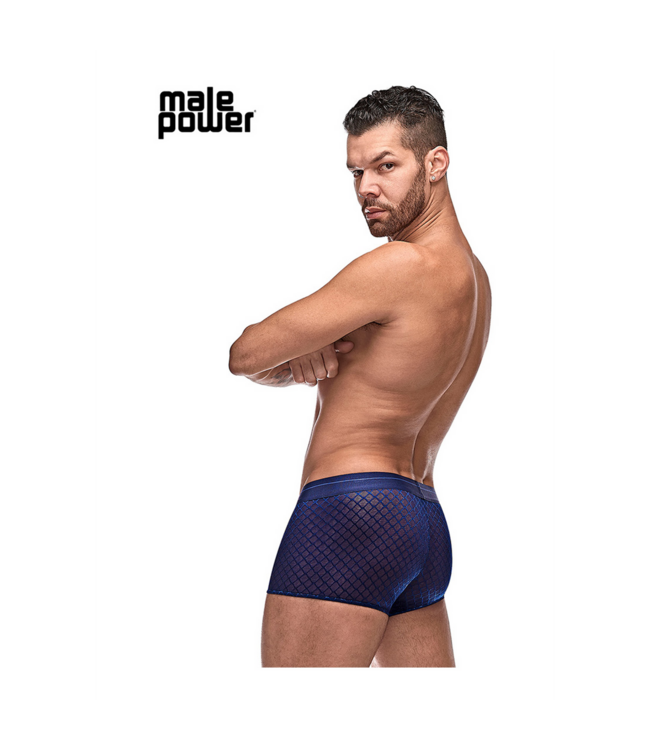 Male Power Ultra-Soft Navy Mini Shorts - Stylish Comfort by Male Power